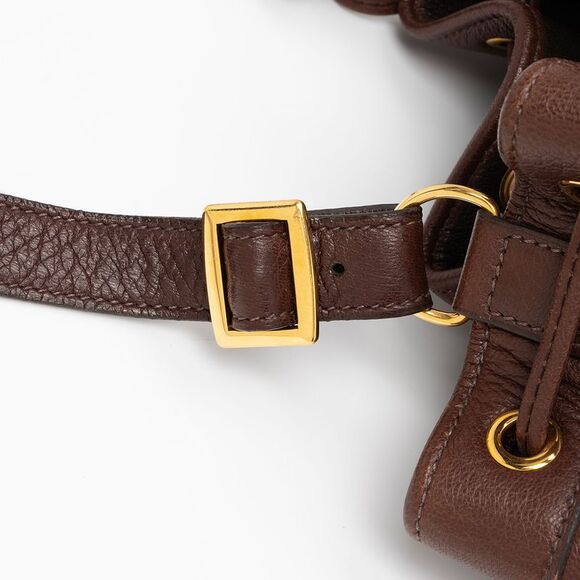 Hermes Vintage Evergrain Market 28 Drawstring Bag - Picture 13 of 15